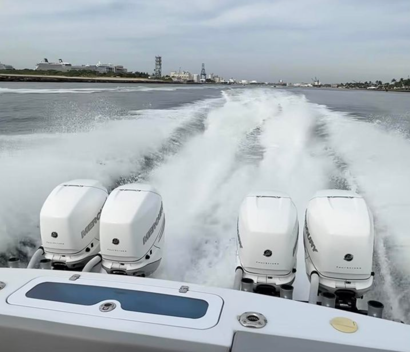 Mercury engine flush port quick connect