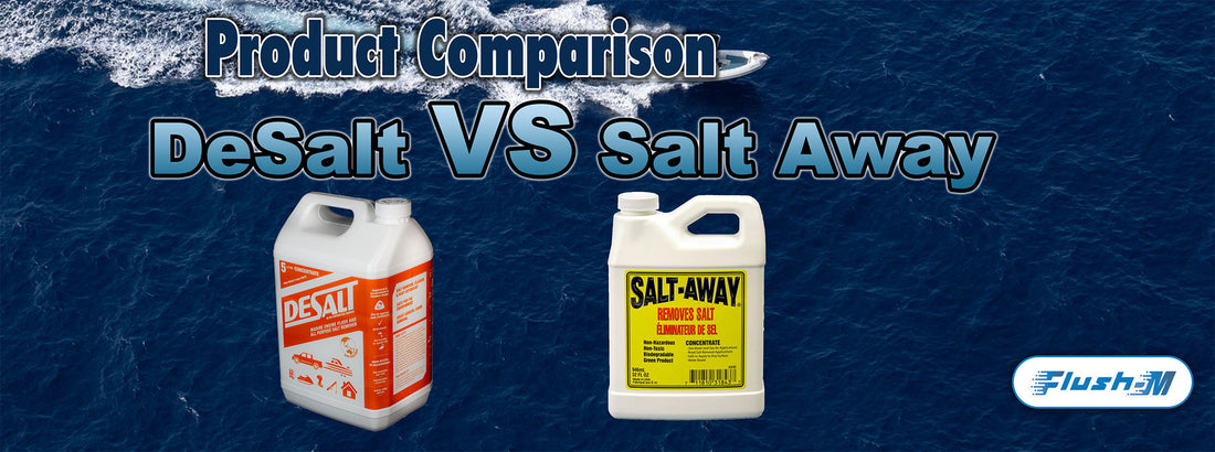 Product Comparison Desalt VS Salt away