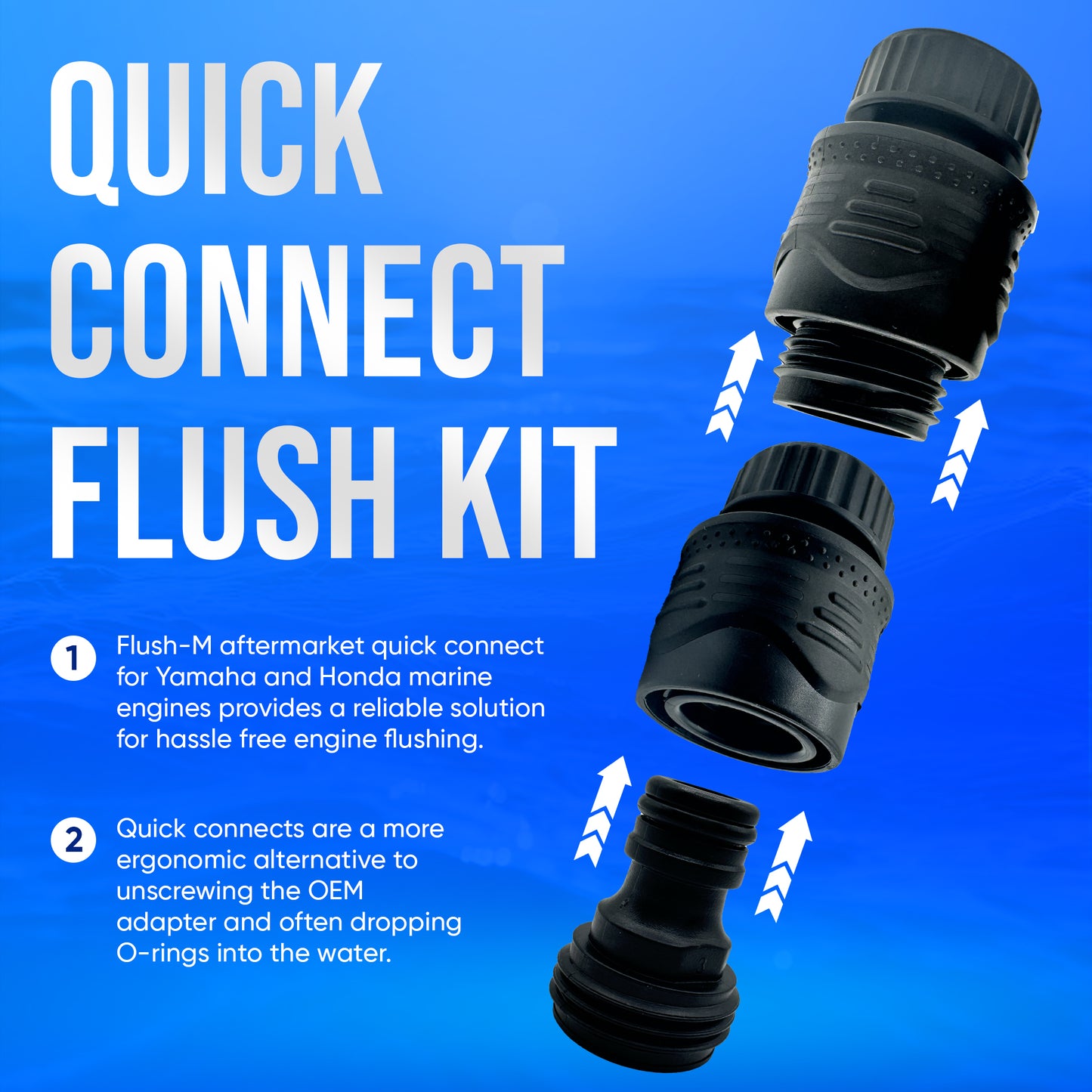 Yamaha | Honda Outboard Flush Quick Connect