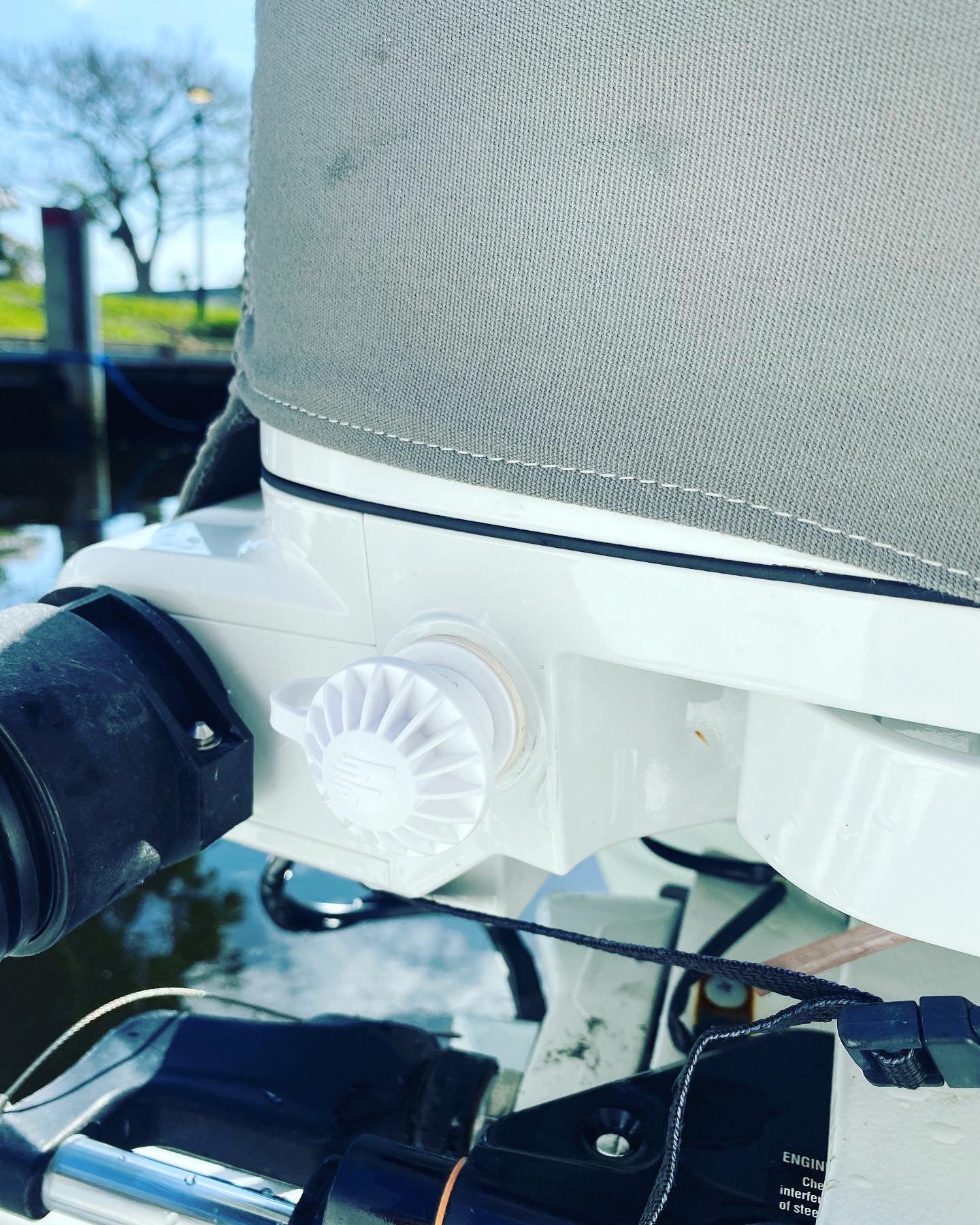 Suzuki Outboard Flush Quick Connect, White
