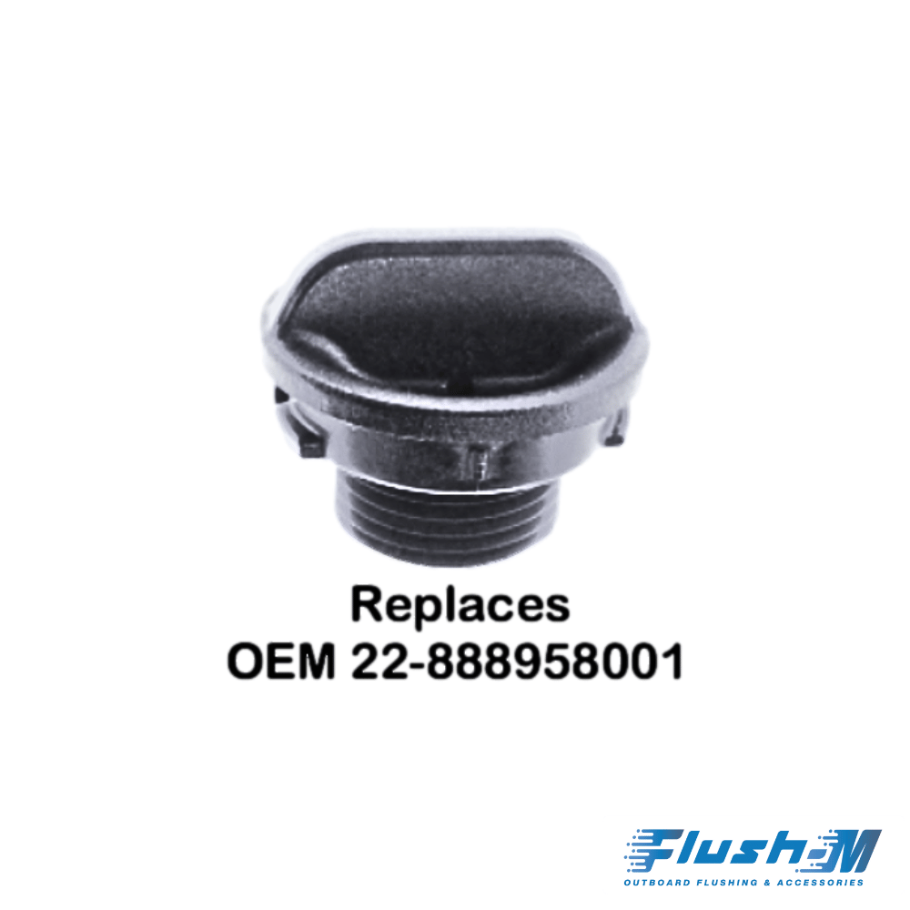 View of OEM part that Flush-M™ Mercury® replaces - OEM part number 22-888958001